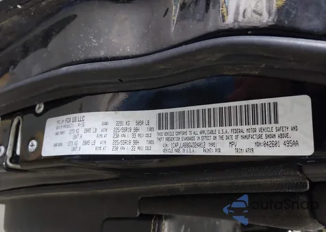 2016 Jeep Cherokee Altitude из США, поврежденный, VIN 1C4PJLAB8GW324012